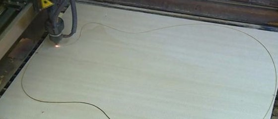 Guitar Laser cutting