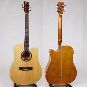 41 Inch Spruce Linden Acoustic Guitar in Gloss Finish