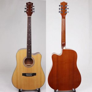41 Inch Spruce Sapele Acoustic Guitar With Gloss Finish