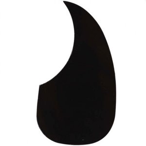 Plastic Black Water Drop Shape Guitar Pickguards