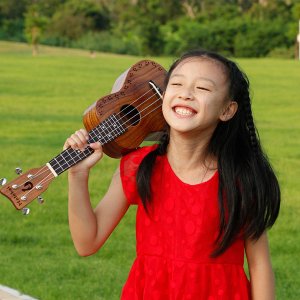 Top Solid Ukulele with Gloss Finish